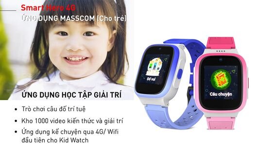 Masstel Smart HERO 4G | Loạt ứng dụng học tập giải trí cho bé