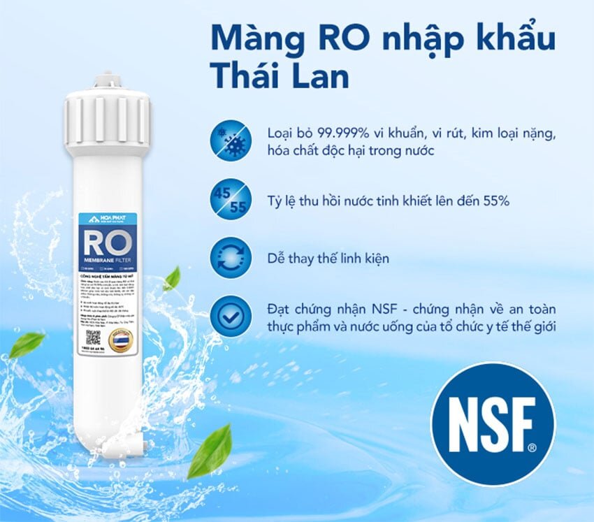 Máy lọc nước Hòa Phát 