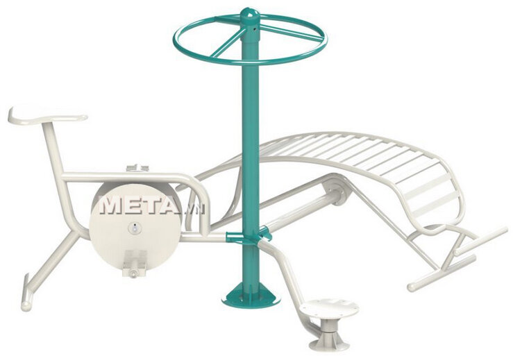 Cụm lưng bụng, xoay eo, xe đạp 723335