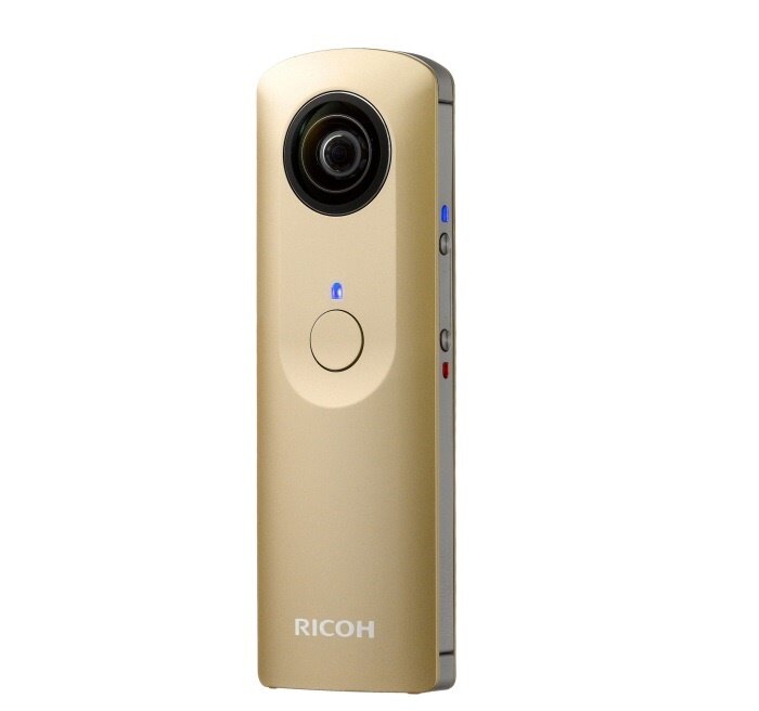 Máy Chụp Ảnh Ricoh Theta M15 Vàng Đồng (Quay 360 Độ)