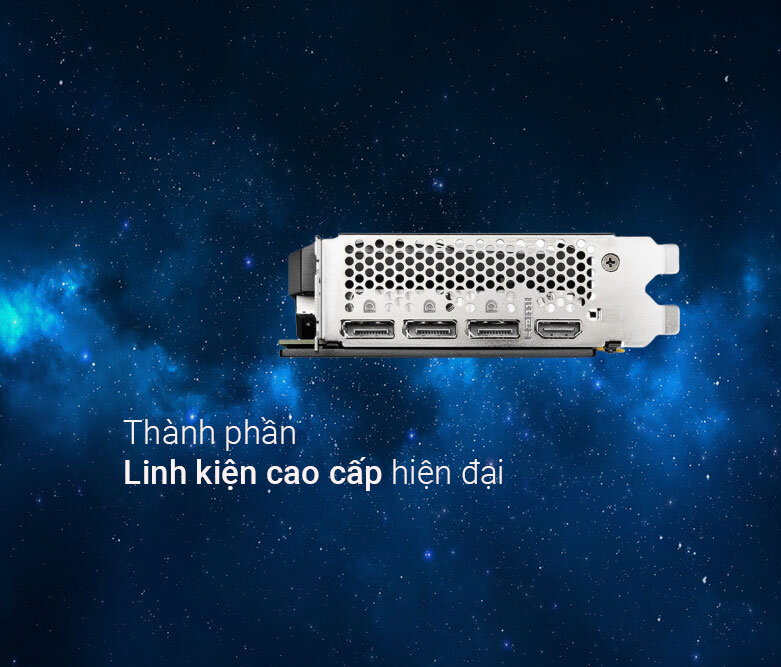 Card màn hình/ VGA MSI GeForce RTX 3060 Ti VENTUS 3X OC 8GB GDDR6| Thiết kế vẻ ngoài mới mẻ