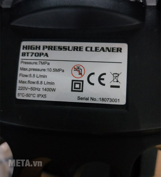 Máy rửa xe Btec BT70PA