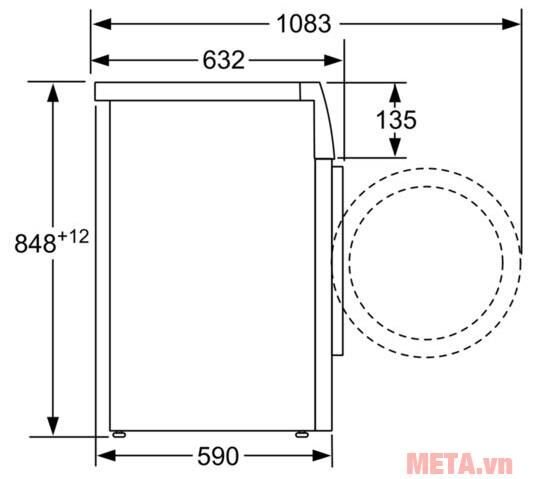 Máy giặt cửa trước Bosch WAW28480SG (9kg)