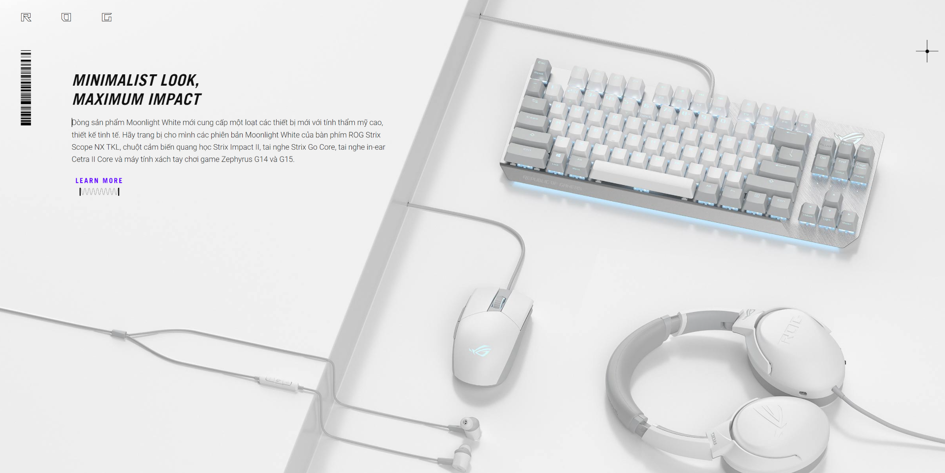 Bàn phím Asus ROG Strix Scope NX TKL Moonlight Red sw