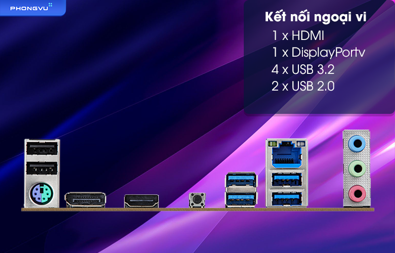 Mainboard Asrock Z690 PRO RS | Kết nối ngoại vi