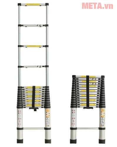 Thang nhôm xếp đơn AMC - 440 Thang nhôm xếp đơn AMC - 440