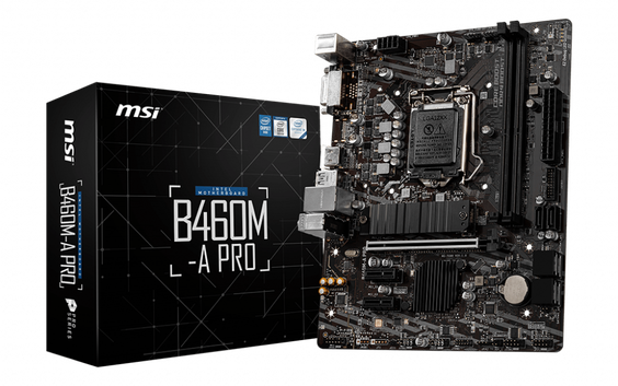 Mainboard MSI B460M A-PRO (LGA 1200 - m-ATX Form Factor - DDR4)