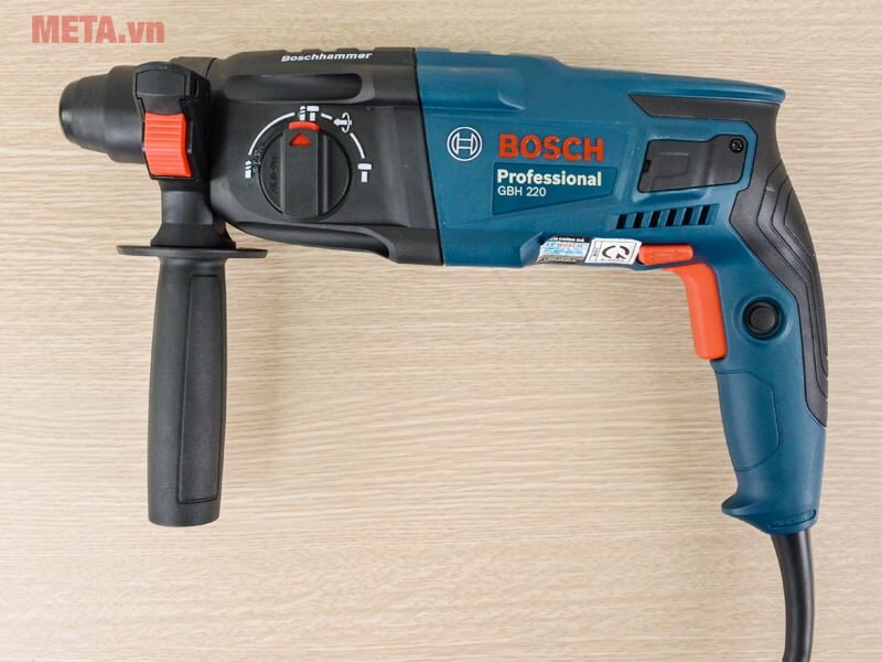 Máy khoan Bosch GBH 220 kèm phụ kiện 06112A60K1 Máy khoan Bosch GBH 220 kèm phụ kiện 06112A60K1