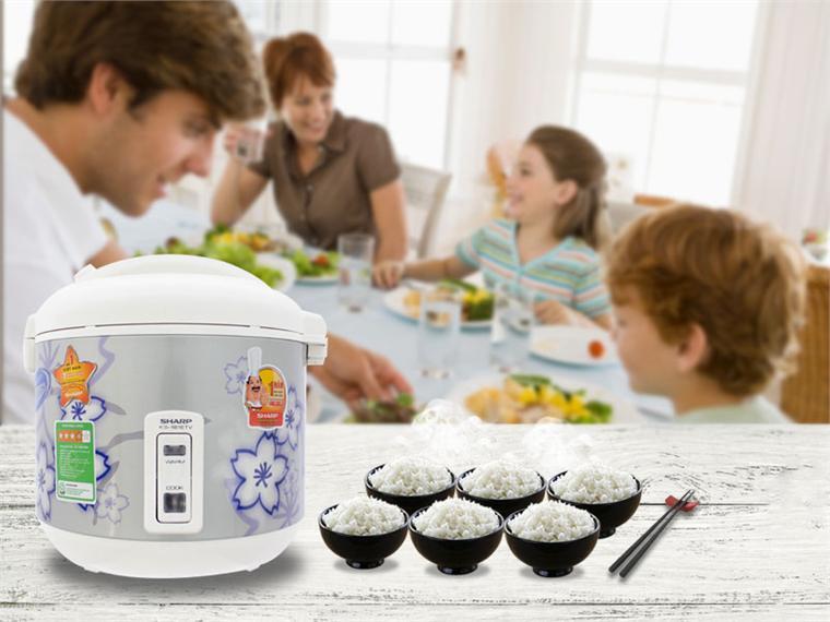 Nồi cơm điện Sharp 1.8L KS-N181ETV Nồi cơm điện Sharp 1.8L KS-N181ETV