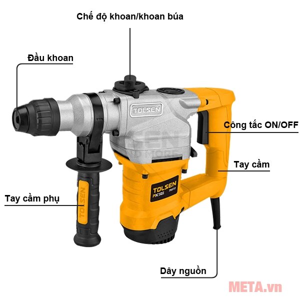 Máy khoan bê tông Tolsen 79512