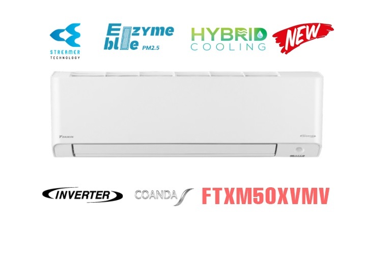 Điều hòa Daikin Inverter 18000 BTU 2 chiều FTXM50XVMV có thiết kế đơn giản, sang trọng