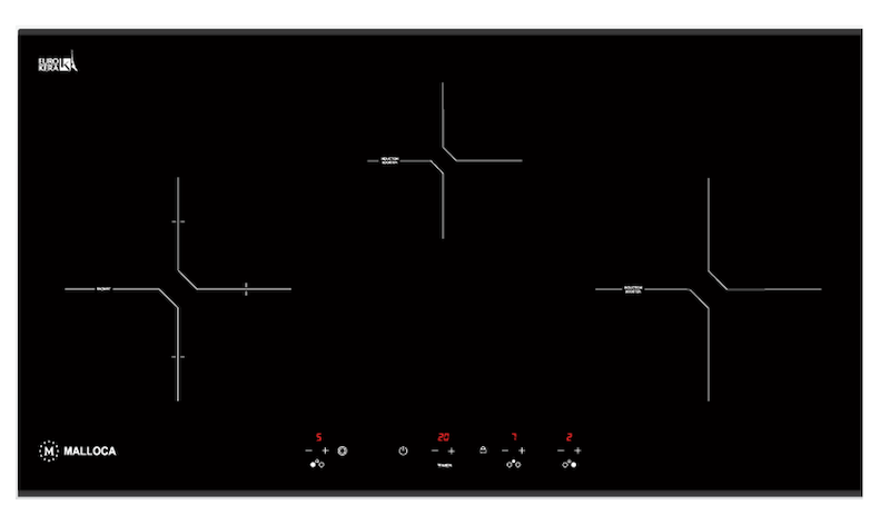 Bếp từ hồng ngoại Malloca MH-03IR N sở hữu thiết kế lắp đặt âm tinh tế,