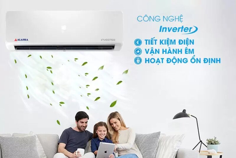 Điều hòa Alaska Inverter 9000 BTU 1 chiều AC-9WI