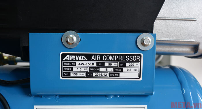 Máy nén khí Arwa AW-1518 (1.5HP, dây đồng)