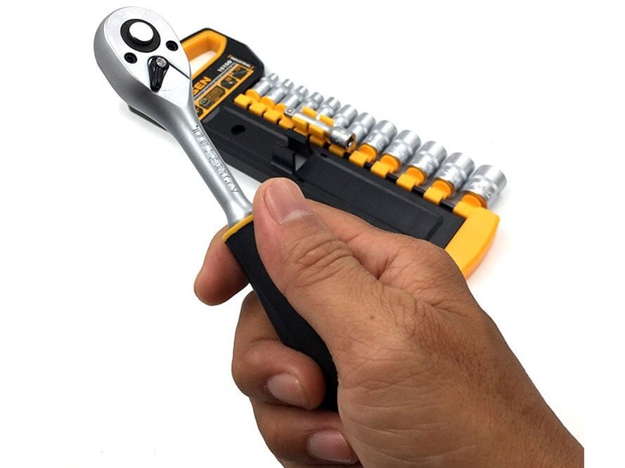 Đầu tuýp tự động làm từ thép CR-V Đầu tuýp tự động Tolsen 15150