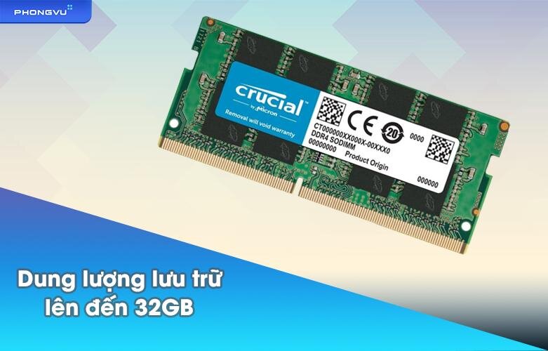 CRUCIAL CT32G4SFD832A | Dung lượng 32GB
