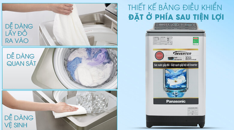 Máy giặt Panasonic Inverter 9.5 Kg NA-FS95X7LRV
