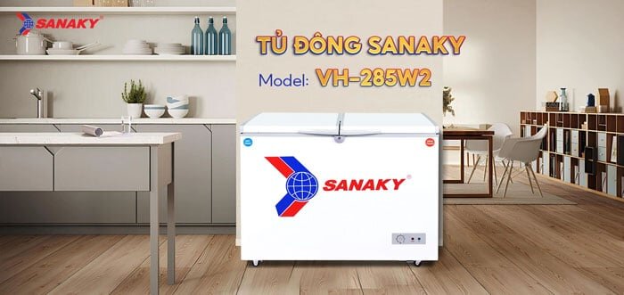 Sanaky VH 285W2 có thiết kế hiện đại, chắc chắn