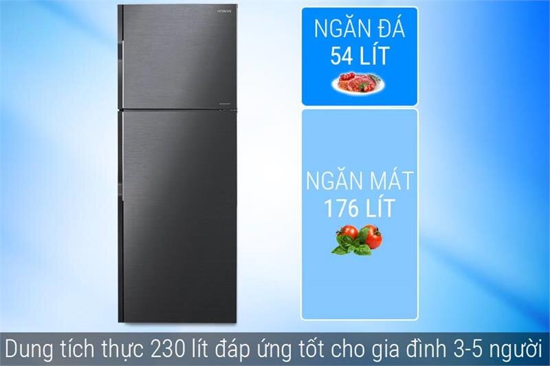 Tủ lạnh Hitachi H230PGV7(BSL) - 230L Inverter