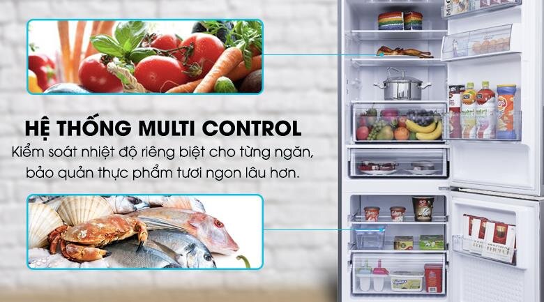 Tủ lạnh Panasonic NR-BV329QSV2 - 290Lít Inverter Cấp đông mềm