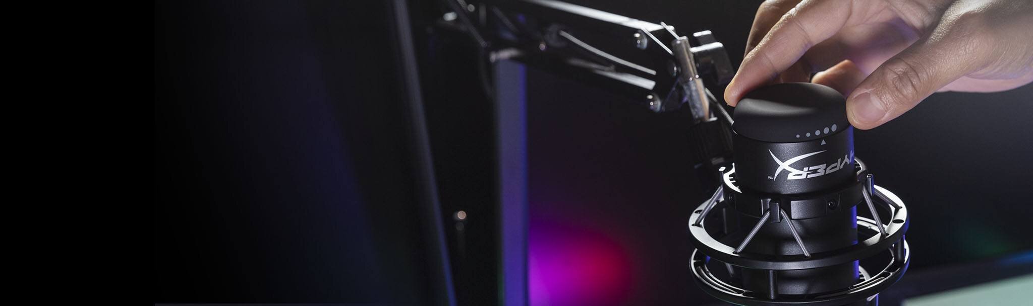 Thiết bị Micro Kingston HYPERX QUADCAST (HX-MICQC-BK)