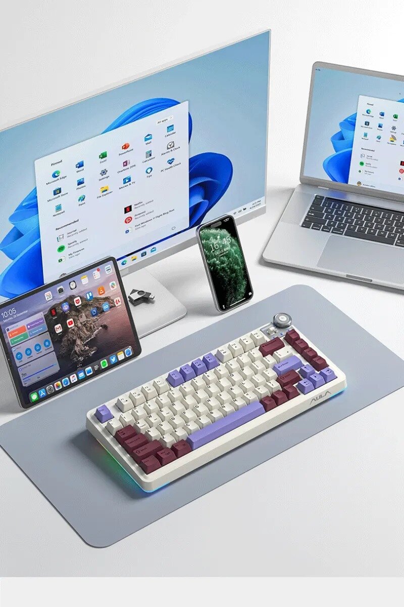 Bàn phím cơ gaming AULA AU75 9