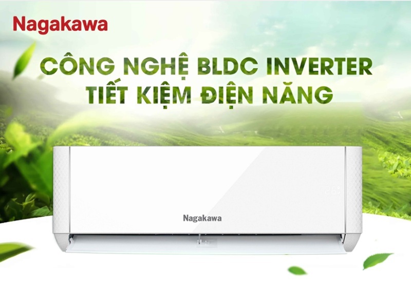 Điều hoà Nagakawa Inverter 24000 BTU 1 chiều NIS-C24R2T29 gas R-32 2 Điều hòa Nagakawa Inverter 24000 BTU 1 chiều NIS-C24R2T29 gas R-32