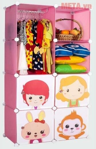 Tủ nhựa lắp ghép 8 ngăn Thanh Long TN02