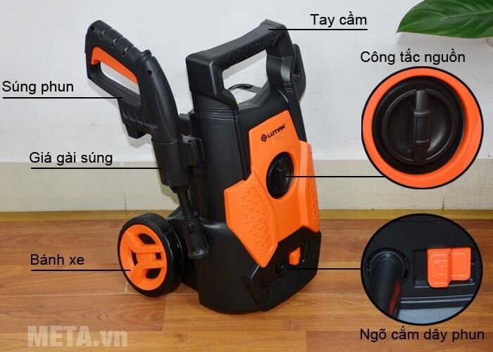 Máy rửa xe Lutian LT 303B (1400W)