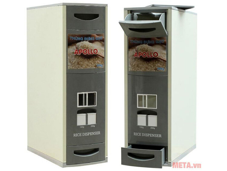 Thùng gạo thông minh Apollo 28kg NV-28