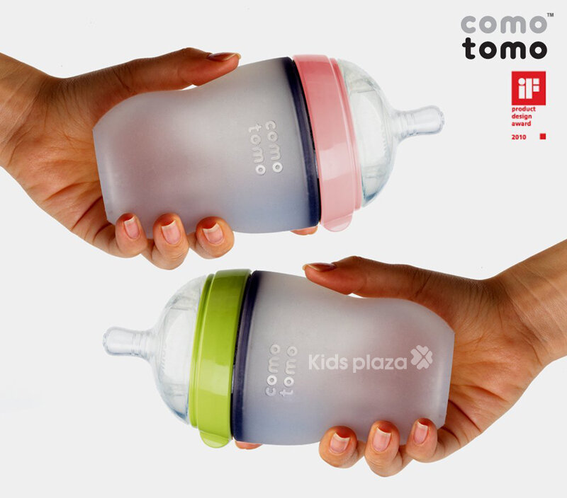  Bình sữa Comotomo 250ml (xanh) siêu mềm