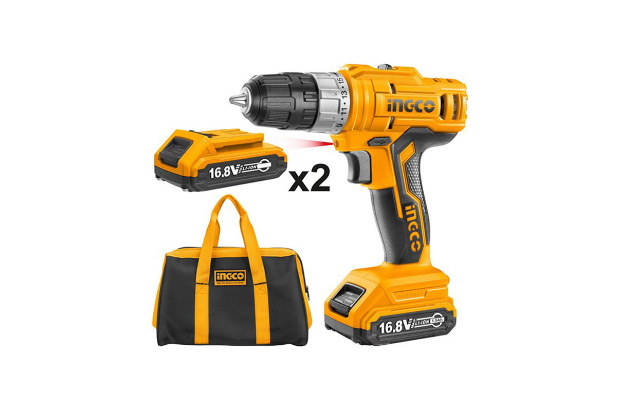 Máy khoan búa pin 16.8V INGCO CIDLI1612