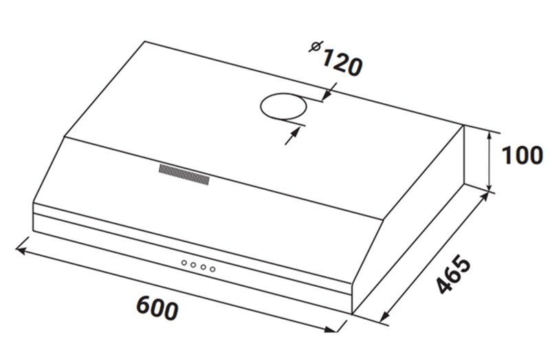 Máy hút mùi Kaff KF-638B