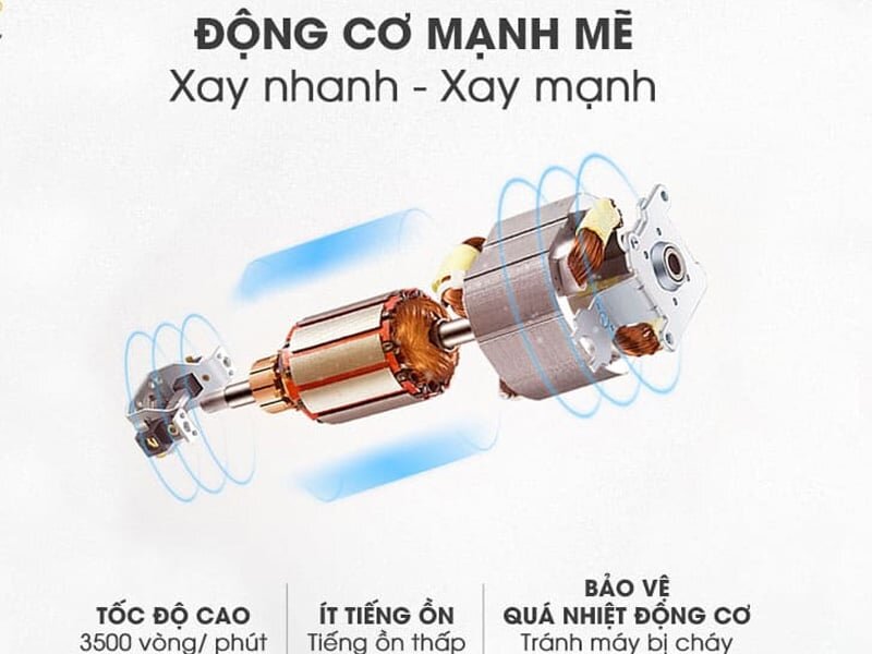 Động cơ khỏe mạnh, chạy êm