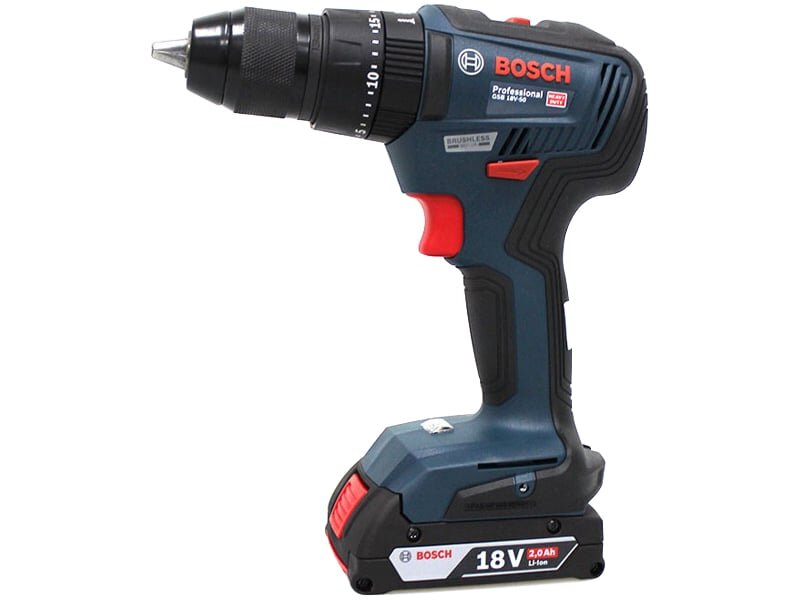 Đánh giá máy khoan pin Bosch GSB 18V-50 06019H5100