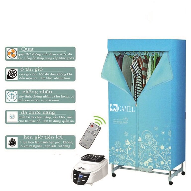 máy sấy quần áo giá rẻ Camel lbt-19s
