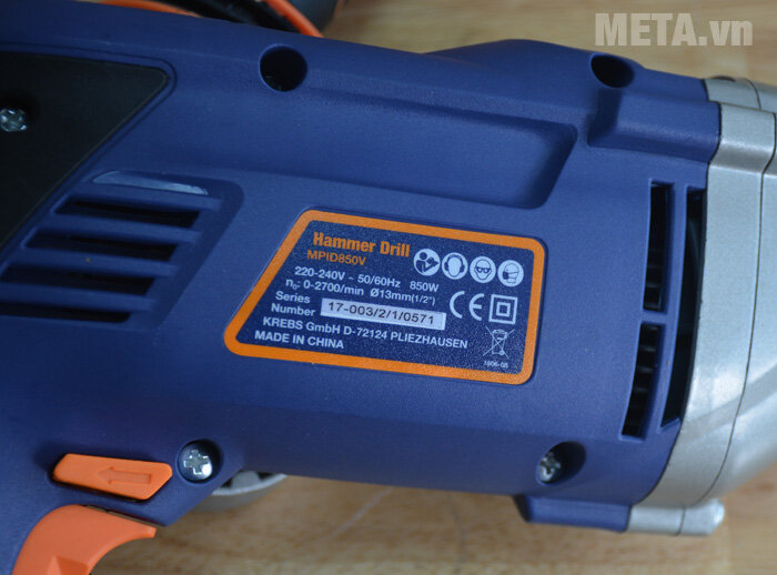 Máy khoan động lực đầu kẹp Maxpro MPID850V 13mm