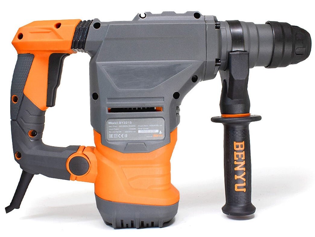 Vỏ máy làm từ nhựa Máy khoan búa Benyu BY3215