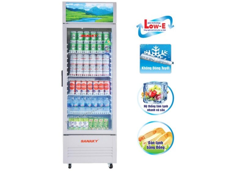 Các tính năng nổi bật của tủ mát 1 cánh Sanaky VH-259KL