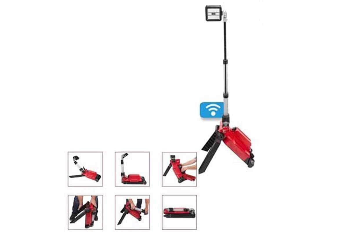 Đèn LED đứng điều khiển từ xa Milwaukee M18 ONERSAL