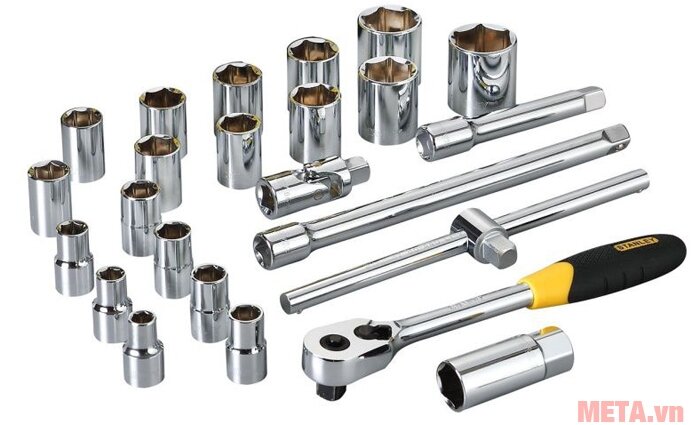 Bộ tuýp 24 chi tiết 1/2” Stanley STMT72795-8 Bộ tuýp 24 chi tiết 1/2” Stanley STMT72795-8