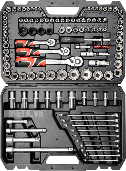 Bộ kìm tuýp cờ lê tay vặn tổng hợp Yato YT-38801 (120 món) Bộ kìm tuýp cờ lê tay vặn tổng hợp Yato YT-38801 (120 món)