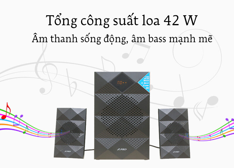 Loa Vi Tính Bluetooth Fenda A180X - 2.1