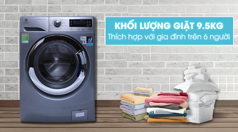 Máy giặt Electrolux Inverter 9.5 kg EWF12935S Máy giặt Electrolux Inverter 9.5 kg EWF12935S