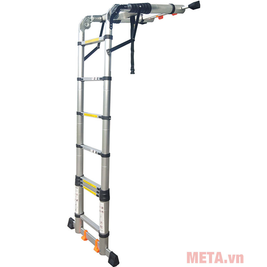 Thang nhôm rút chữ A cao cấp Jumbo A250