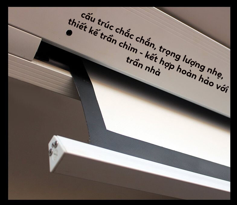 Màn chiếu điện âm trần Dalite CM