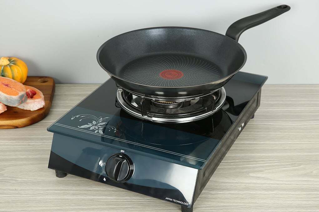 Chảo đáy từ dùng cho cả bếp ga, bếp từ, bếp hồng ngoại Chảo đáy từ