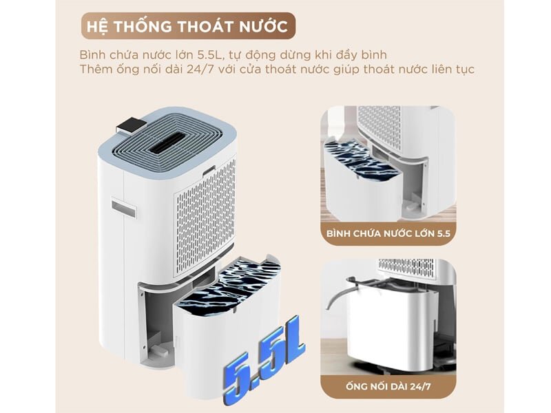 Máy hút ẩm U Ultty HERCULES hiện đại