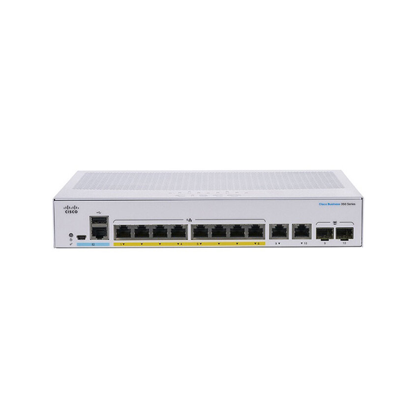 Switch Cisco CBS350-8FP-E-2G-EU 8 port GE POE+