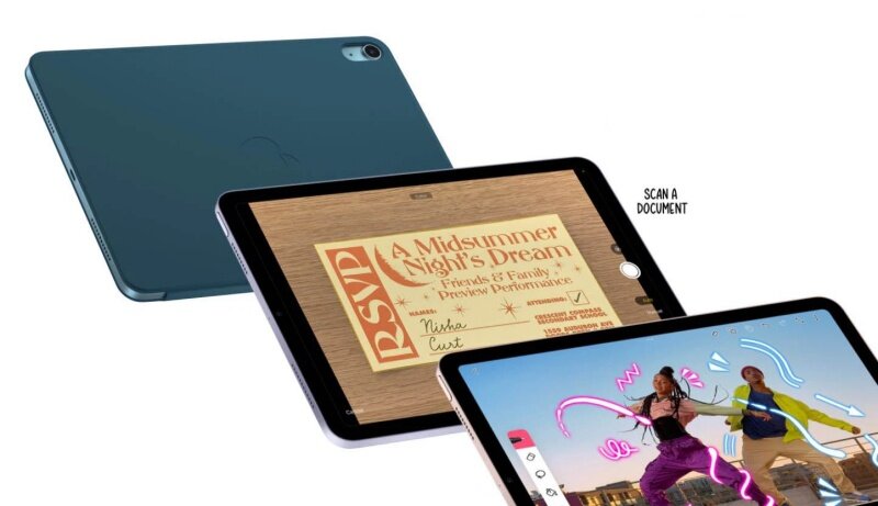 iPad Air 5 có màn hình hiển thị rực rỡ, chất lượng